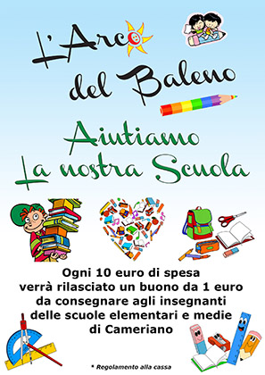 Manifesto Promo Scuola L'Arco del Baleno 2016